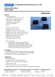 EL816A datasheet pdf Everlight Electronics