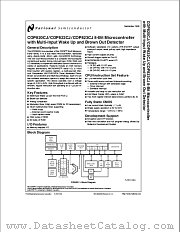 COPCH820CJ datasheet pdf National Semiconductor
