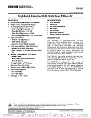 PCM1807 datasheet pdf Burr Brown