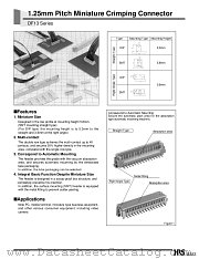 DF13-13P-1.25DSA datasheet pdf Hirose Electric