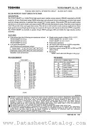 TC55V1664FT-15 datasheet pdf TOSHIBA