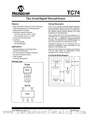 TC74A6-33VCT datasheet pdf Microchip