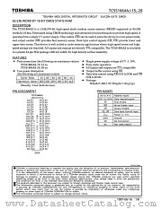 TC551664AJ-15 datasheet pdf TOSHIBA