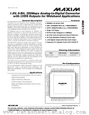 MAX1121EGK datasheet pdf MAXIM - Dallas Semiconductor
