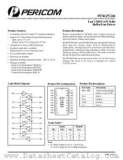 PI74LPT244 datasheet pdf Pericom Technology