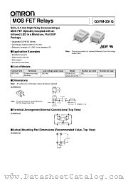 G3VM-351G datasheet pdf OMRON Electronics