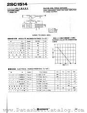 2SC1514 datasheet pdf Hitachi Semiconductor