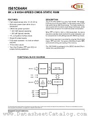 IS61C64AH-20U datasheet pdf Integrated Circuit Solution Inc
