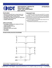 IDTQS3R384Q datasheet pdf IDT