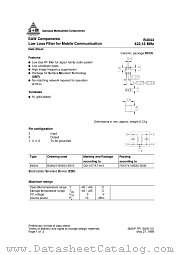 B39421-B4044-Z610 datasheet pdf Matsushita Electric Works(Nais)