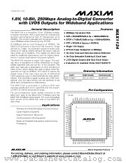 MAX1124EGK datasheet pdf MAXIM - Dallas Semiconductor