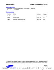 KM736V689L datasheet pdf Samsung Electronic