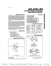 MAX420EPD datasheet pdf MAXIM - Dallas Semiconductor