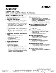 AM29LV081-90RECB datasheet pdf Advanced Micro Devices