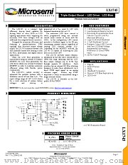 LX1745 datasheet pdf Microsemi