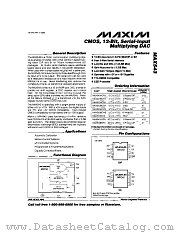 MAX543AEPA datasheet pdf MAXIM - Dallas Semiconductor
