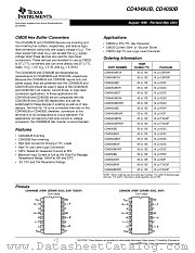 CD4050NSR datasheet pdf Texas Instruments