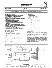 X1227V8I datasheet pdf Xicor