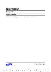 MR16R16228DF0 datasheet pdf Samsung Electronic