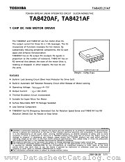 TA8420 datasheet pdf TOSHIBA
