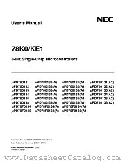 PD78F0138M6GB-8EU datasheet pdf NEC