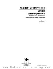 MC58320CP datasheet pdf Performance Motion Devices