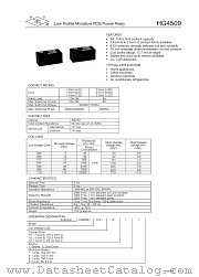 HG4509/012-1H11 datasheet pdf etc