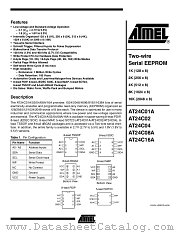 AT24C16A-10PI-2.7 datasheet pdf Atmel