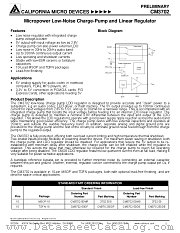 CM370250DE datasheet pdf California Micro Devices Corp