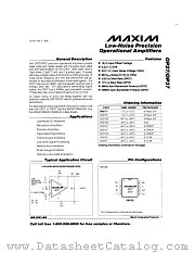 OP27CJ datasheet pdf MAXIM - Dallas Semiconductor