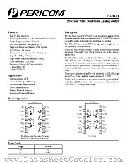 PI5A101 datasheet pdf Pericom Technology