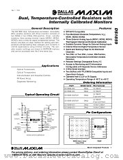 DS1859B-050 datasheet pdf MAXIM - Dallas Semiconductor