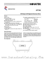 NT7703 datasheet pdf Novatek
