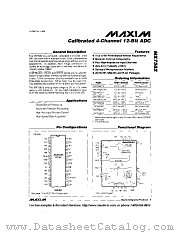 MX7582KCWG datasheet pdf MAXIM - Dallas Semiconductor