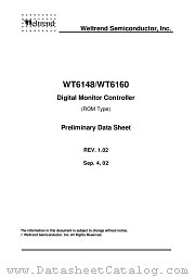 WT6160 datasheet pdf Weltrend Semiconductor