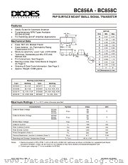 BC858A-7 datasheet pdf Diodes