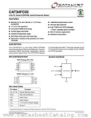 CAT34FC02UITE13REVE datasheet pdf Catalyst Semiconductor