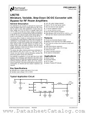 LM2706TLX datasheet pdf National Semiconductor