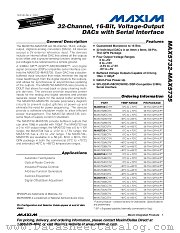 MAX5733BCTN datasheet pdf MAXIM - Dallas Semiconductor