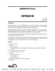 HD404369H datasheet pdf Hitachi Semiconductor