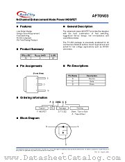 AF70N03D datasheet pdf Anachip