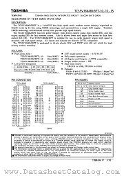 TC55V16648BBFT-15 datasheet pdf TOSHIBA