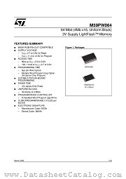M59P064100N1T datasheet pdf ST Microelectronics
