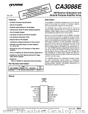 CA3088E datasheet pdf Intersil