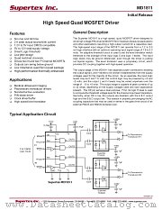 MD1811 datasheet pdf Supertex Inc