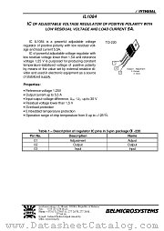 IL1084 datasheet pdf INTEGRAL