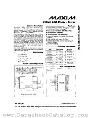 ICM7218AIPI datasheet pdf MAXIM - Dallas Semiconductor