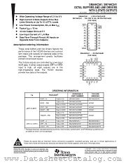 54HC541 datasheet pdf Texas Instruments