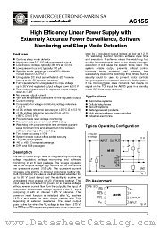 A6155 datasheet pdf EM Microelectronic-Marin SA