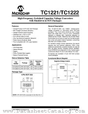 TC1221ECH datasheet pdf Microchip
